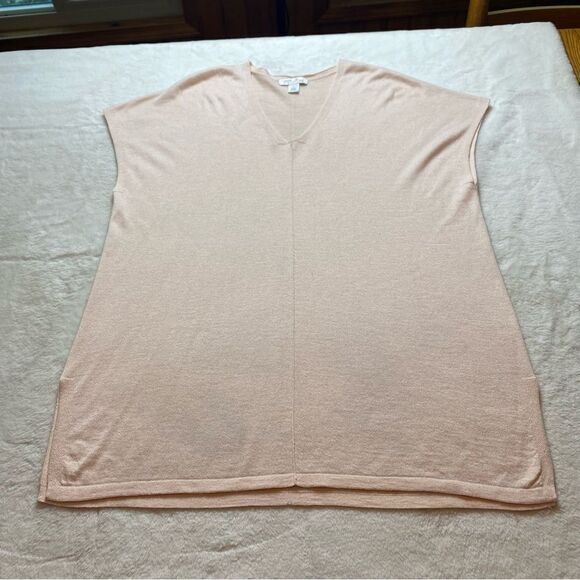Nordstrom Signature Silk and Cashmere Knit Dolman Sleeve Top Size Large - Picture 1 of 11